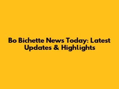 Bo Bichette News Today: Latest Updates & Highlights