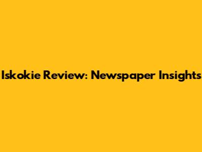 Iskokie Review: Newspaper Insights