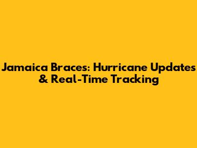 Jamaica Braces: Hurricane Updates & Real-Time Tracking