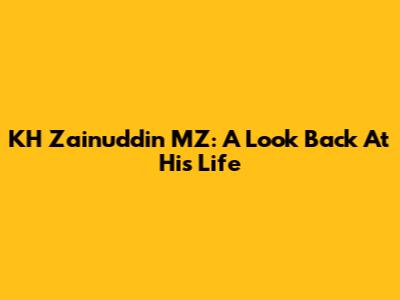 KH Zainuddin MZ: A Look Back At His Life