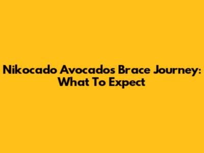 Nikocado Avocado's Brace Journey: What To Expect