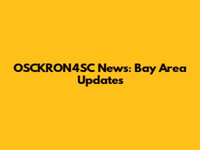 OSCKRON4SC News: Bay Area Updates