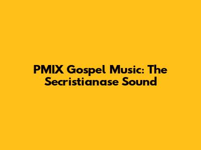 PMIX Gospel Music: The Secristianase Sound