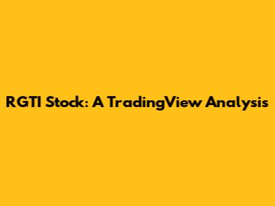 RGTI Stock: A TradingView Analysis
