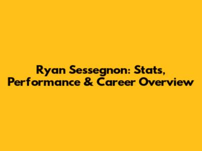Ryan Sessegnon: Stats, Performance & Career Overview