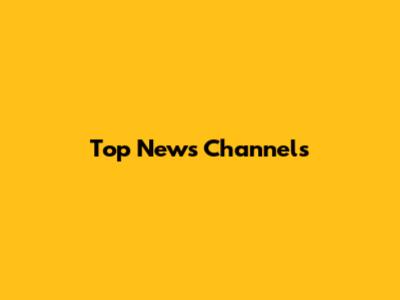 Top News Channels