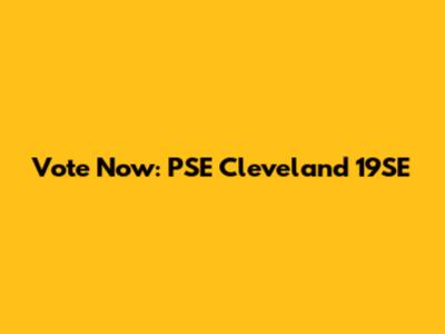 Vote Now: PSE Cleveland 19SE